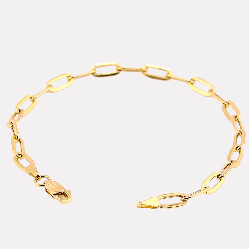 Pulso Eslabon Inv. 14k 2.4g 19cm